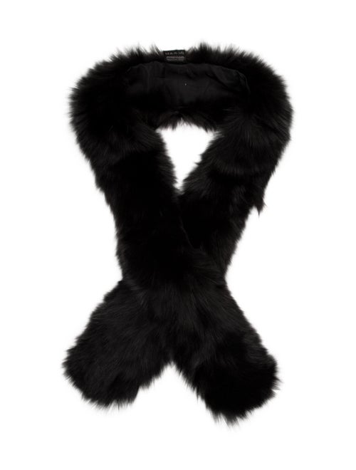 Fur Fur Stole Black