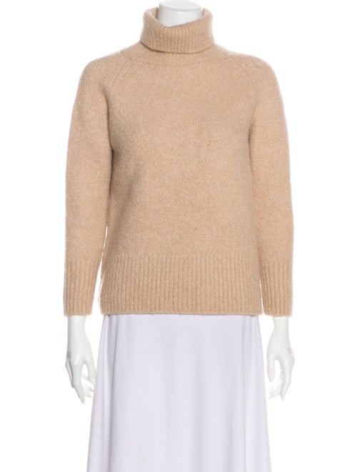 Fur Alpaca Turtleneck Sweater