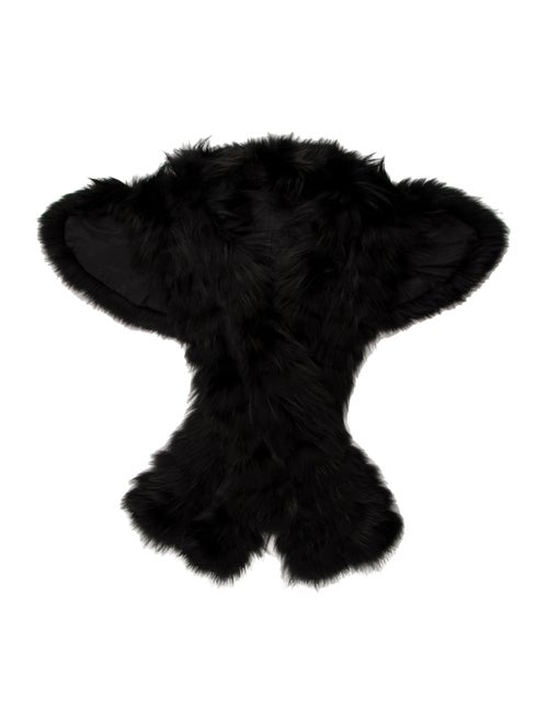 Fur Stole Black
