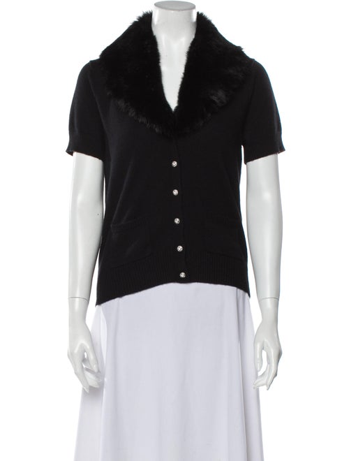 Fur Angora Top Angora Sweater Black