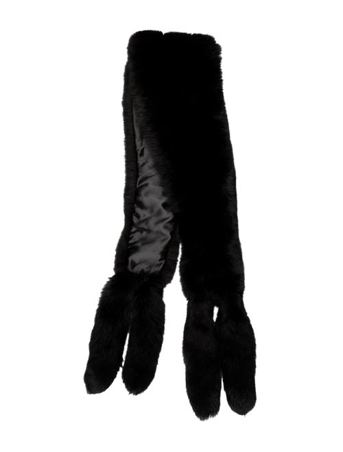 Fur Fox Fur Stole Brown