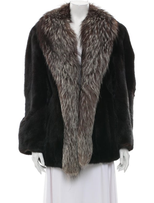 Fur Fur Jacket Brown