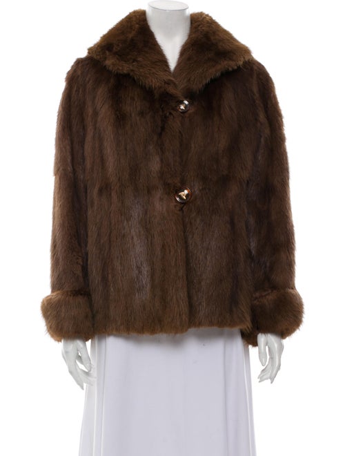 Fur Fur Jacket Brown
