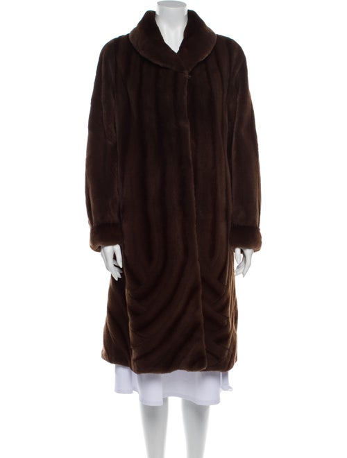 Fur Fur Coat Brown