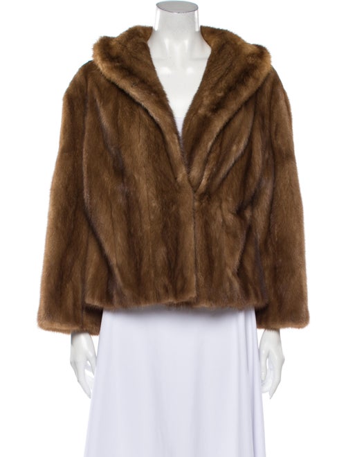 Fur Fur Jacket Brown