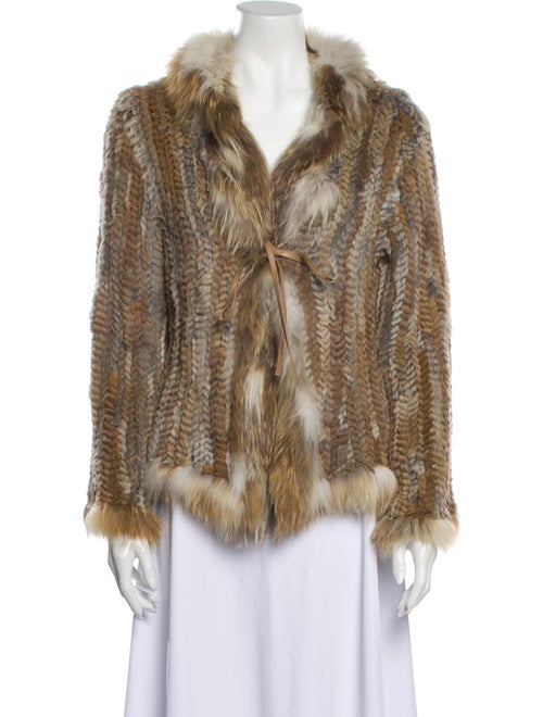 Fur Fur Jacket Brown