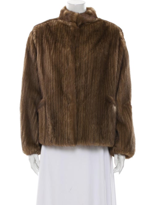 Fur Fur Jacket Brown