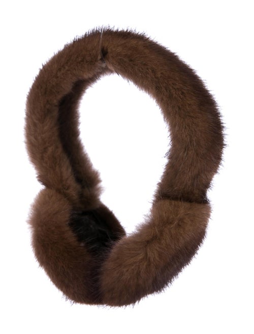 Fur Ear Muffs Brown