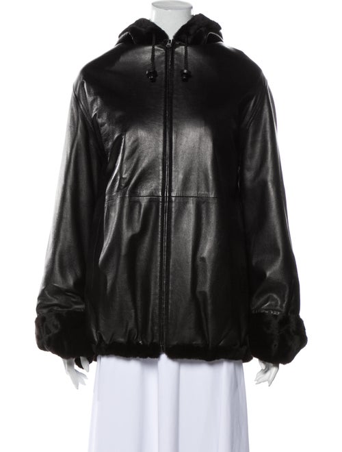 Fur Reversible Cape Black