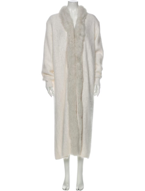 Fur Angora Sweater White