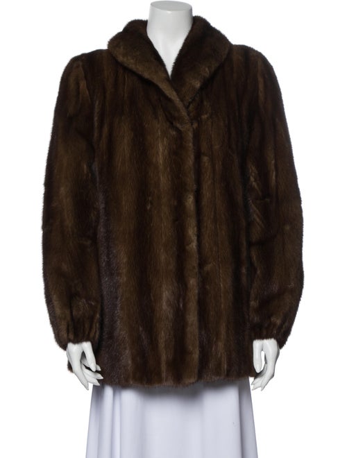 Fur Fur Jacket Brown