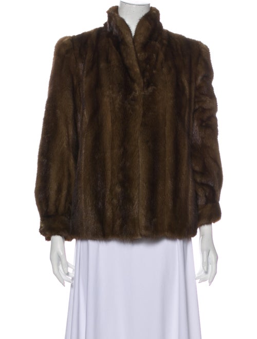 Fur Fur Jacket Brown