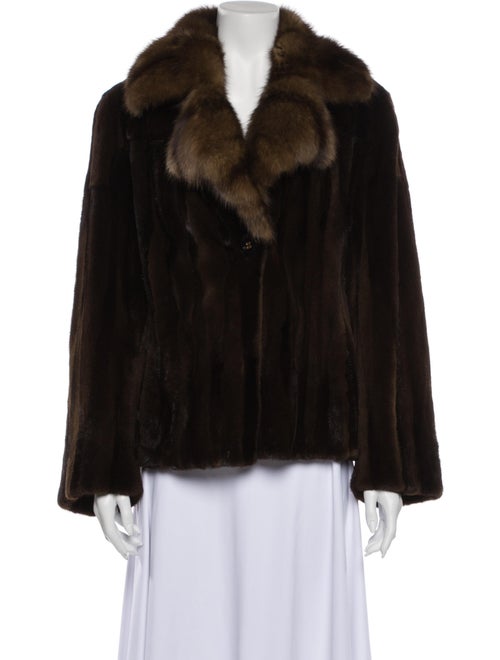 Fur Fur Jacket Brown