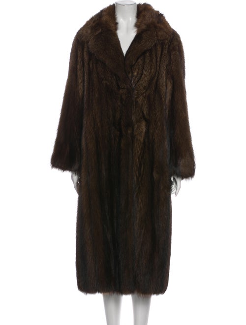 Fur Fur Coat Brown