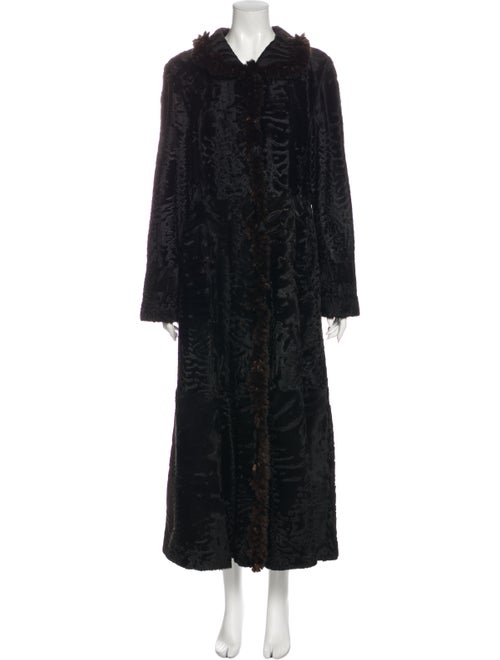 Fur Fur Coat Black
