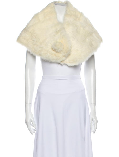 Fur Vintage Coat White