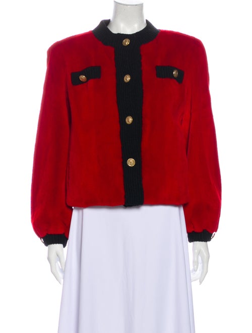Fur Fur Jacket Red