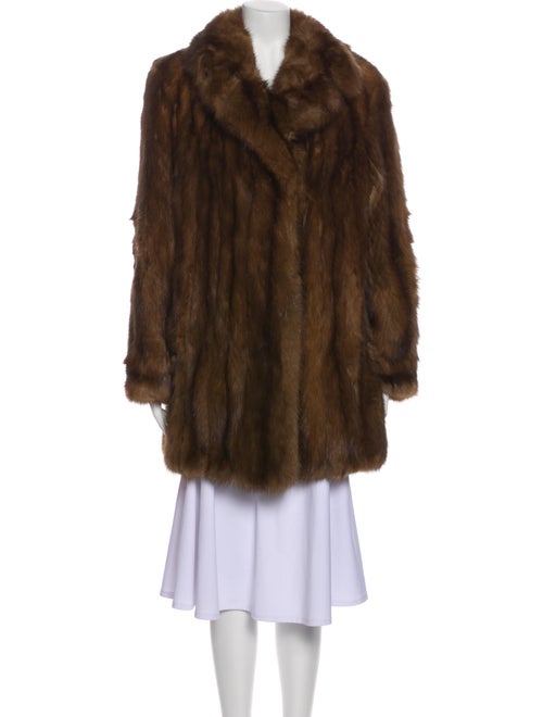 Fur Fur Coat Brown