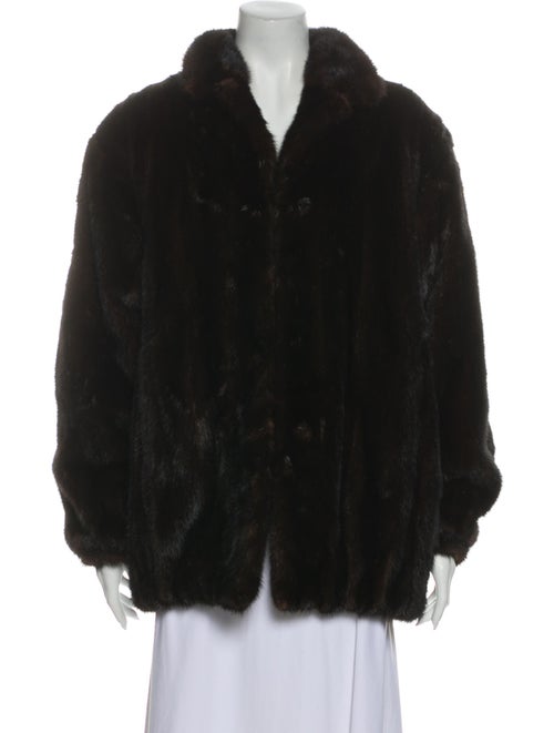 Fur Fur Jacket Brown