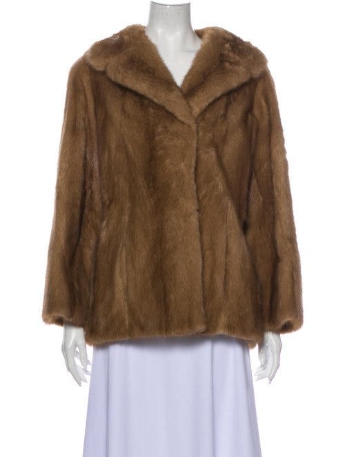 Fur Fur Jacket Brown
