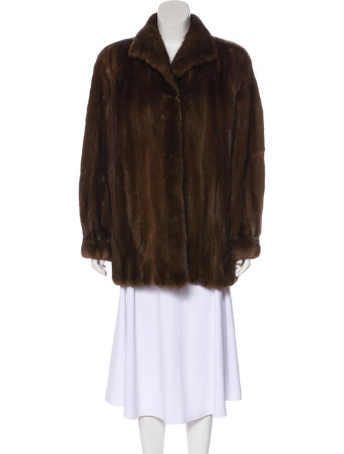 Mink Fur Coat Brown
