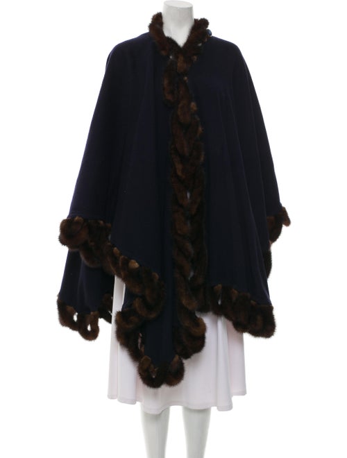 Fur Cape Blue