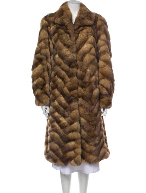 Fur Fur Coat Brown
