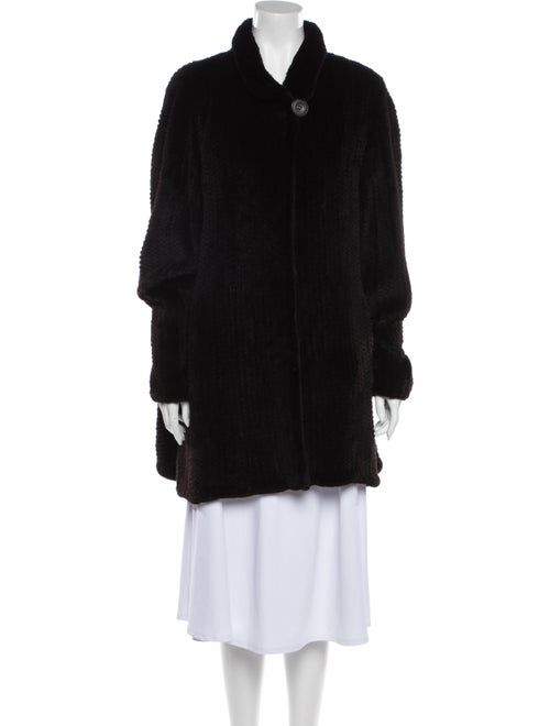 Fur Fur Coat Black