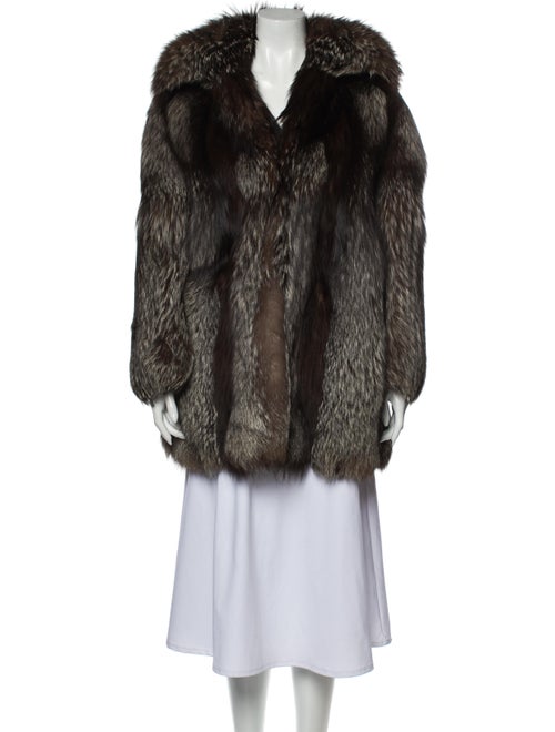 Fur Fur Coat Brown