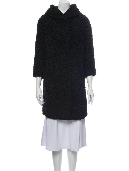 Fur Fur Coat Black