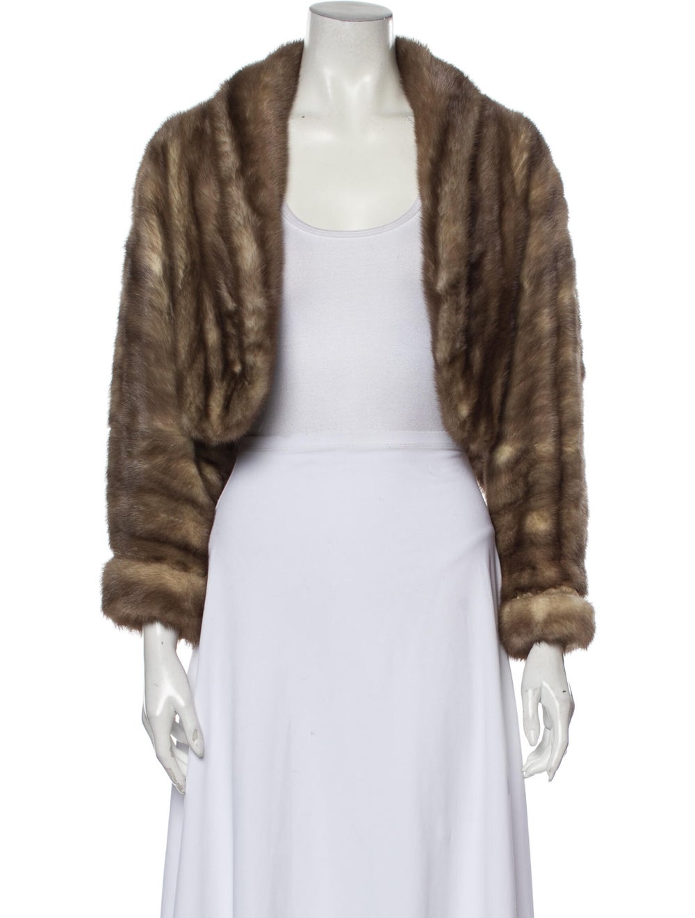 Fur Bolero Brown Jackets, Clothing FUR43355 The RealReal