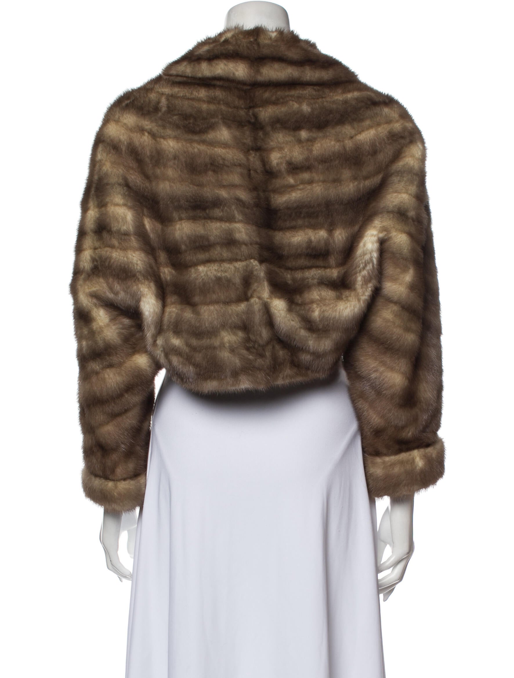 nude fur bolero