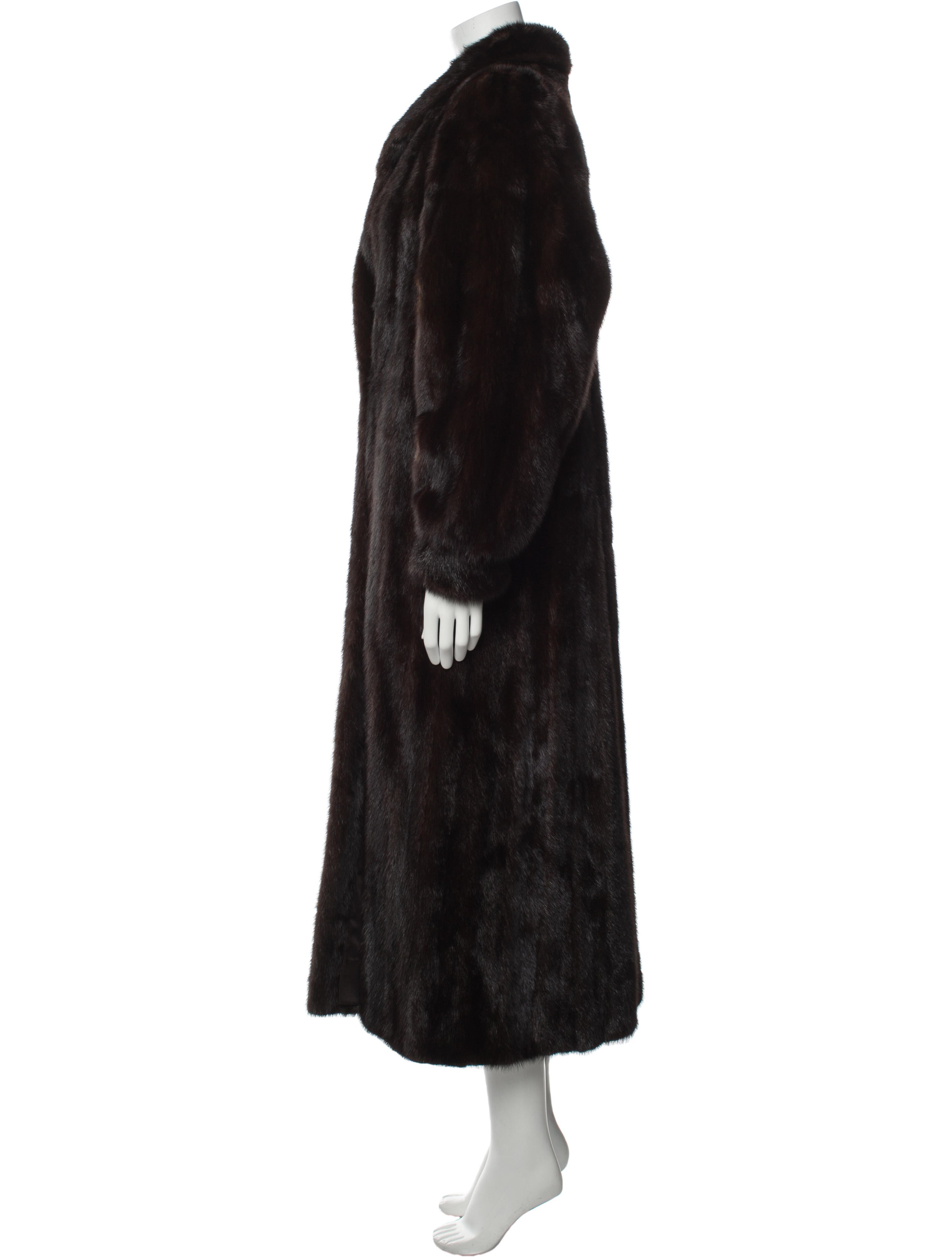 Fur Vintage Beaver Fur Coat Brown Coats, Clothing FUR43603 The