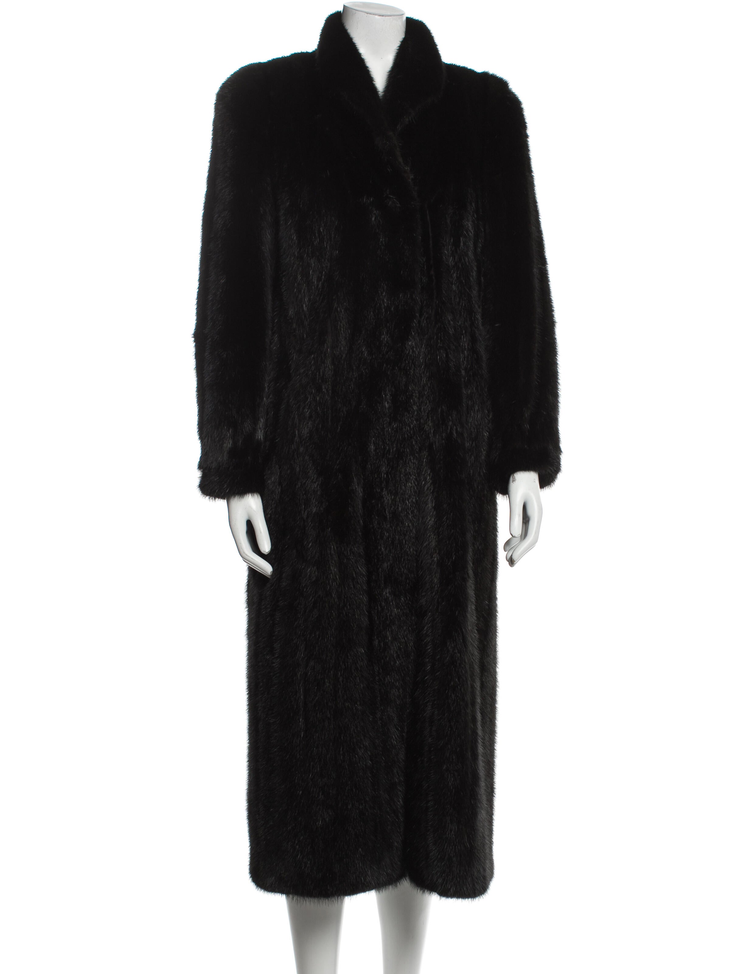 Fur Horizontal Sheared Mink Coat w/ Tags Black Coats, Clothing FUR21178 The RealReal