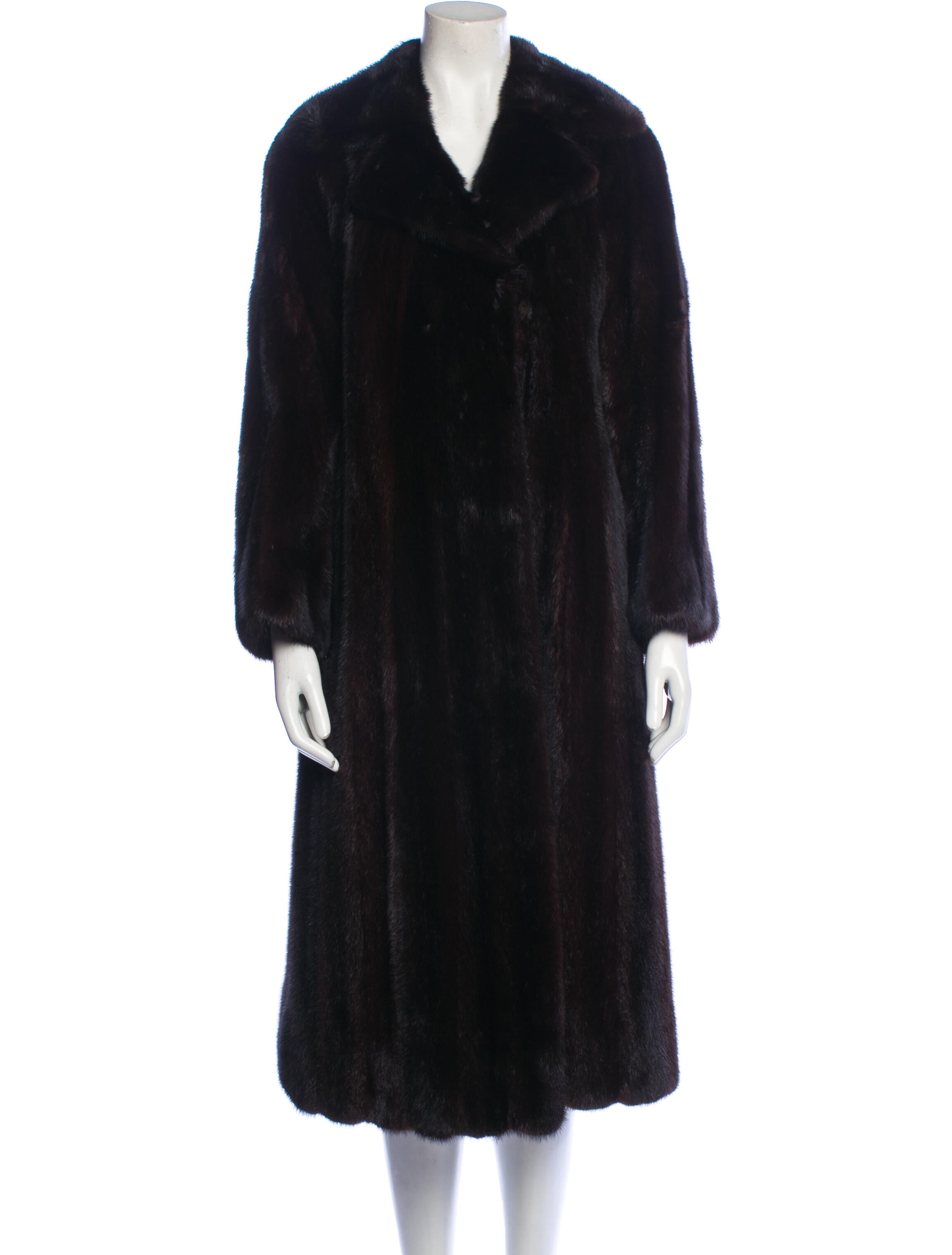 Fur Mink Fur Coat Brown Coats, Clothing FUR48640 The RealReal