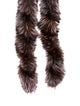 Fur Fur Animal Print Scarf