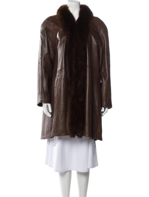 Fur Leather Fur Coat