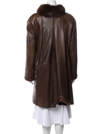 Fur Leather Fur Coat