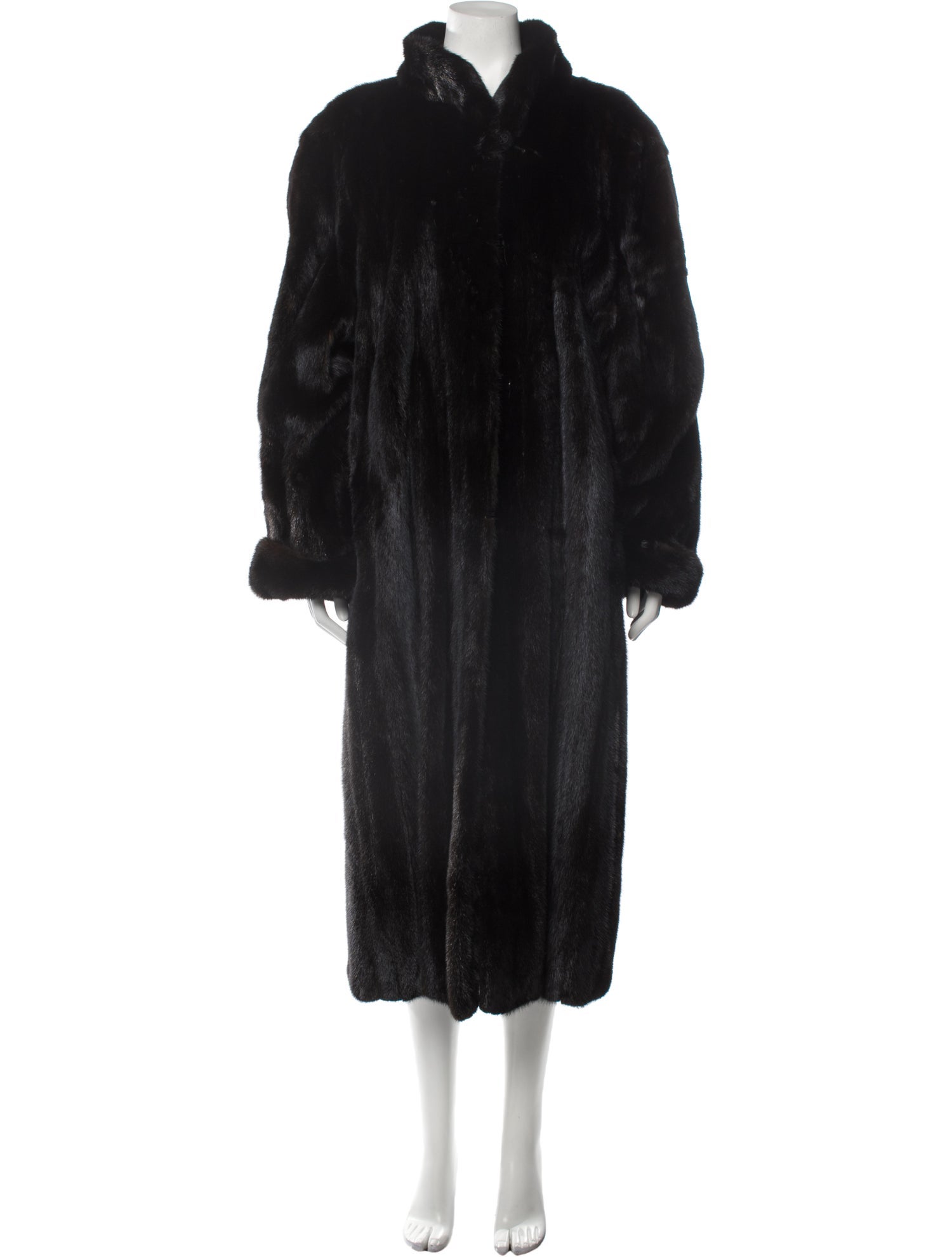 Fur Fur Coat Black Coats, Clothing FUR51639 The RealReal