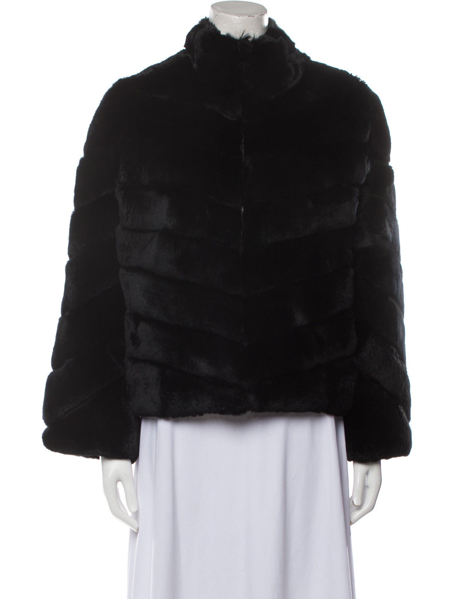 Fur Faux Fur Jacket Black Jackets, Clothing FUR53155 The RealReal