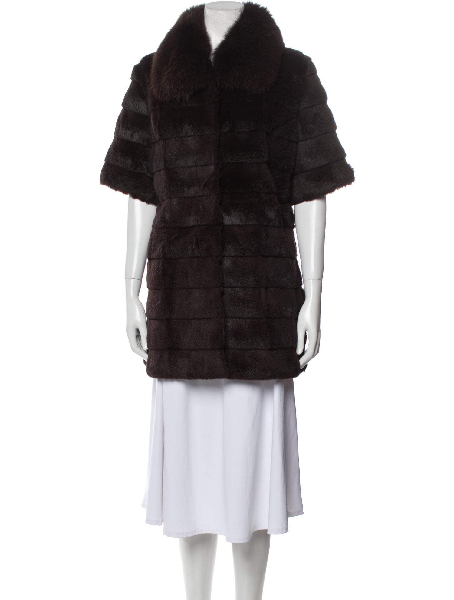 Fur Fur Coat Brown Coats, Clothing FUR54555 The RealReal