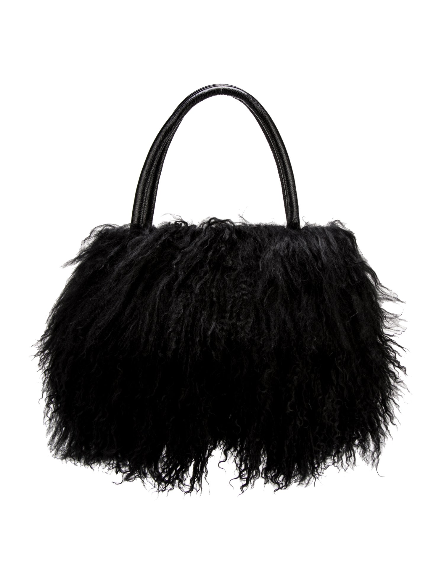 Fur Fur Shoulder Bag Black Shoulder Bags, Handbags FUR55472 The