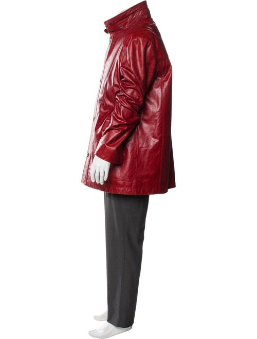 Wolfie Fur Leather Parka