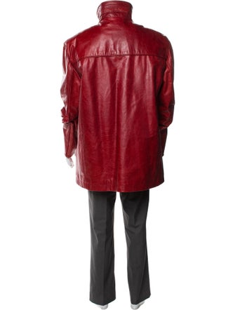 Wolfie Fur Leather Parka