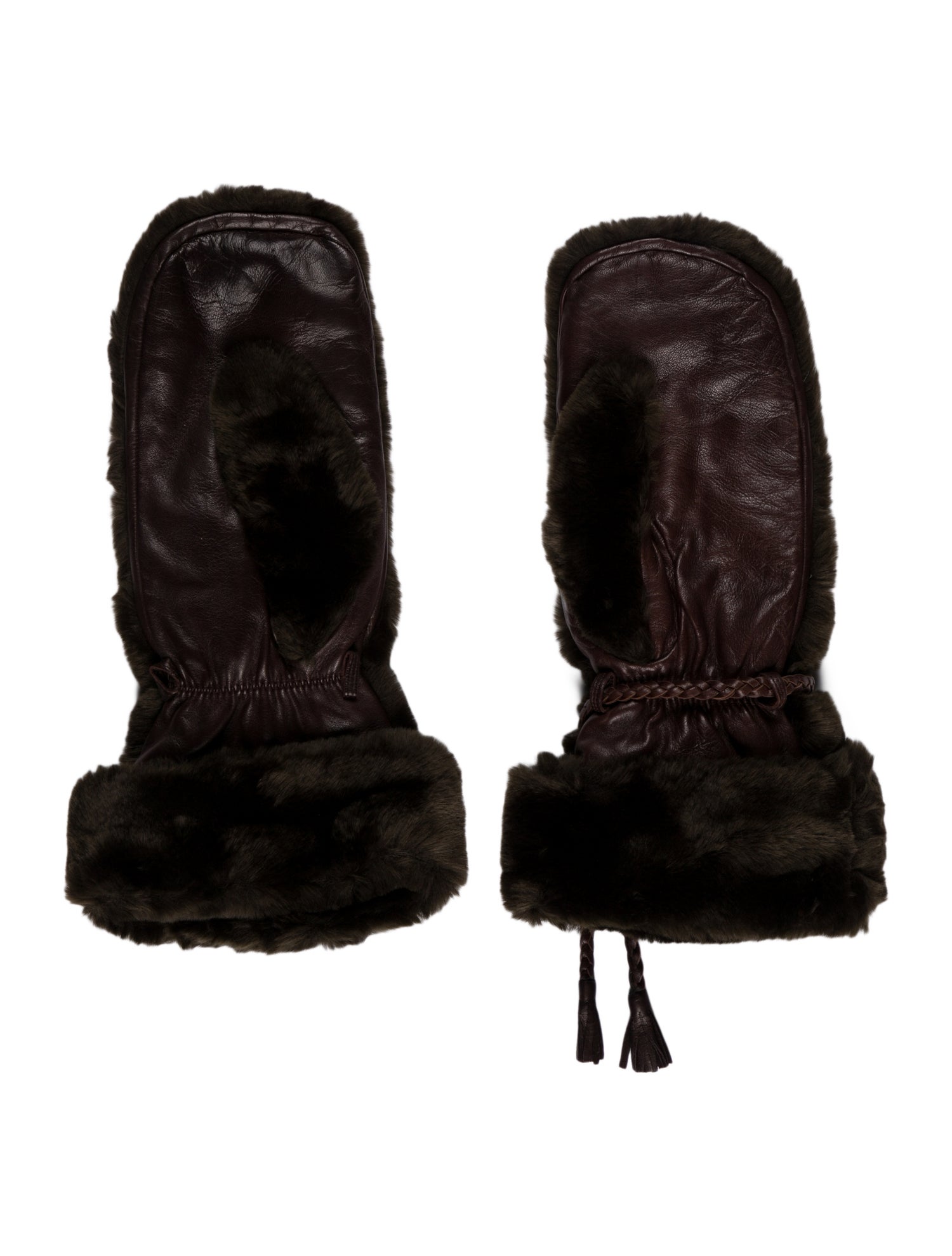 Fur Leather Gloves