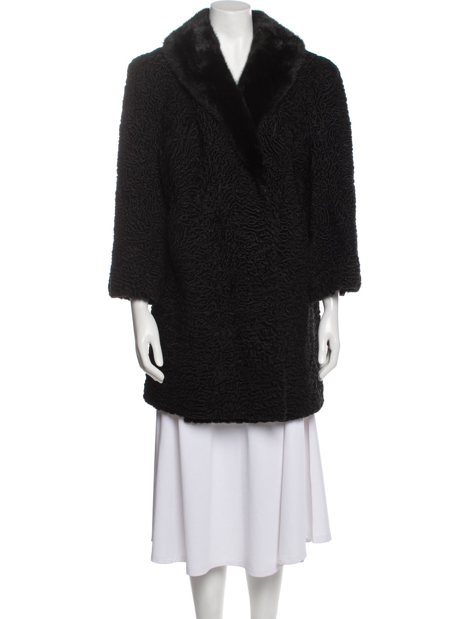 Fur Lambskin Fur Coat