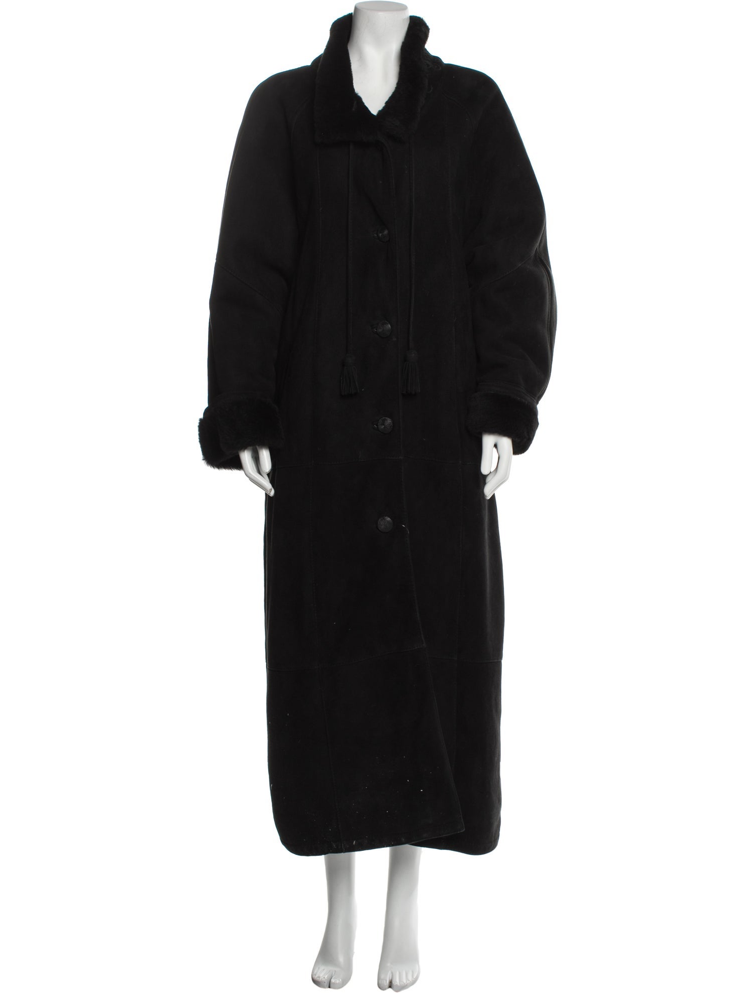 Sawyer of Napa Vintage Leather Faux Fur Coat