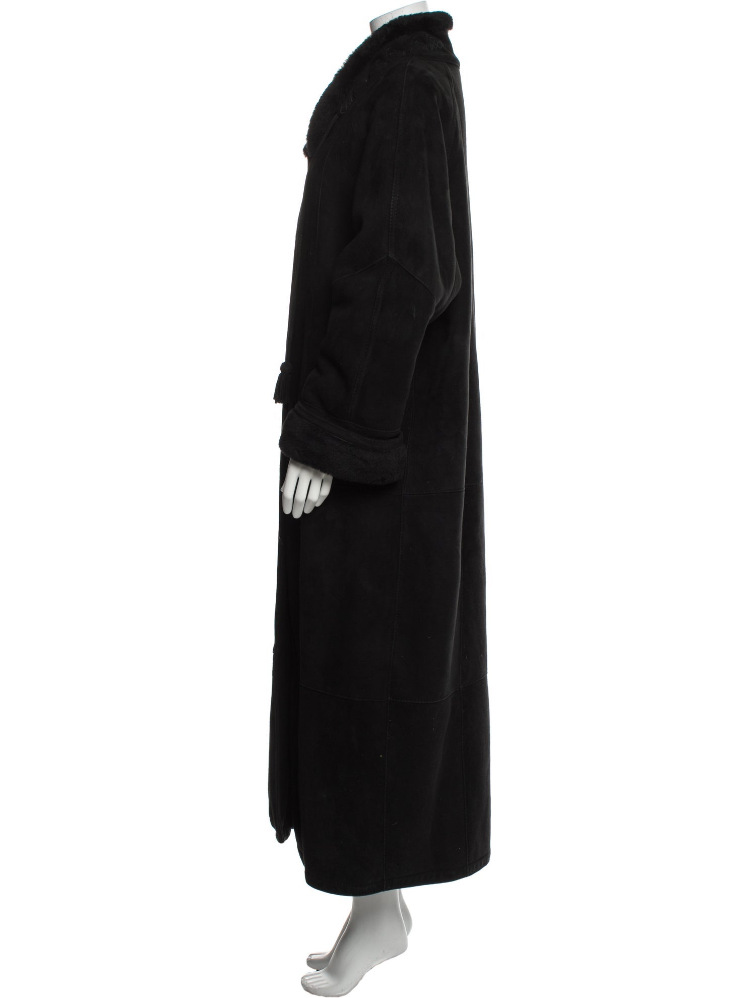 Sawyer of Napa Vintage Leather Faux Fur Coat