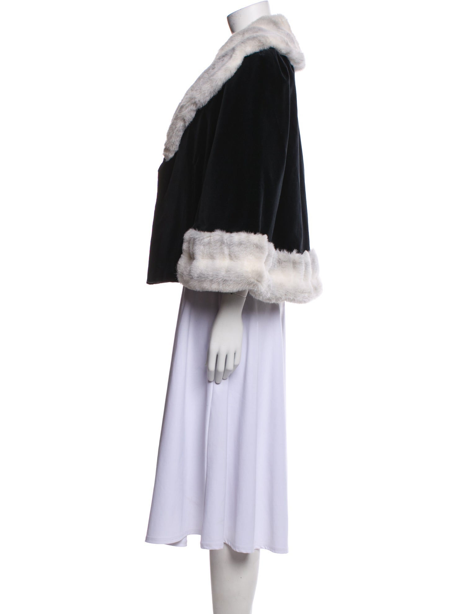 Fur Vintage Animal Print Sweater