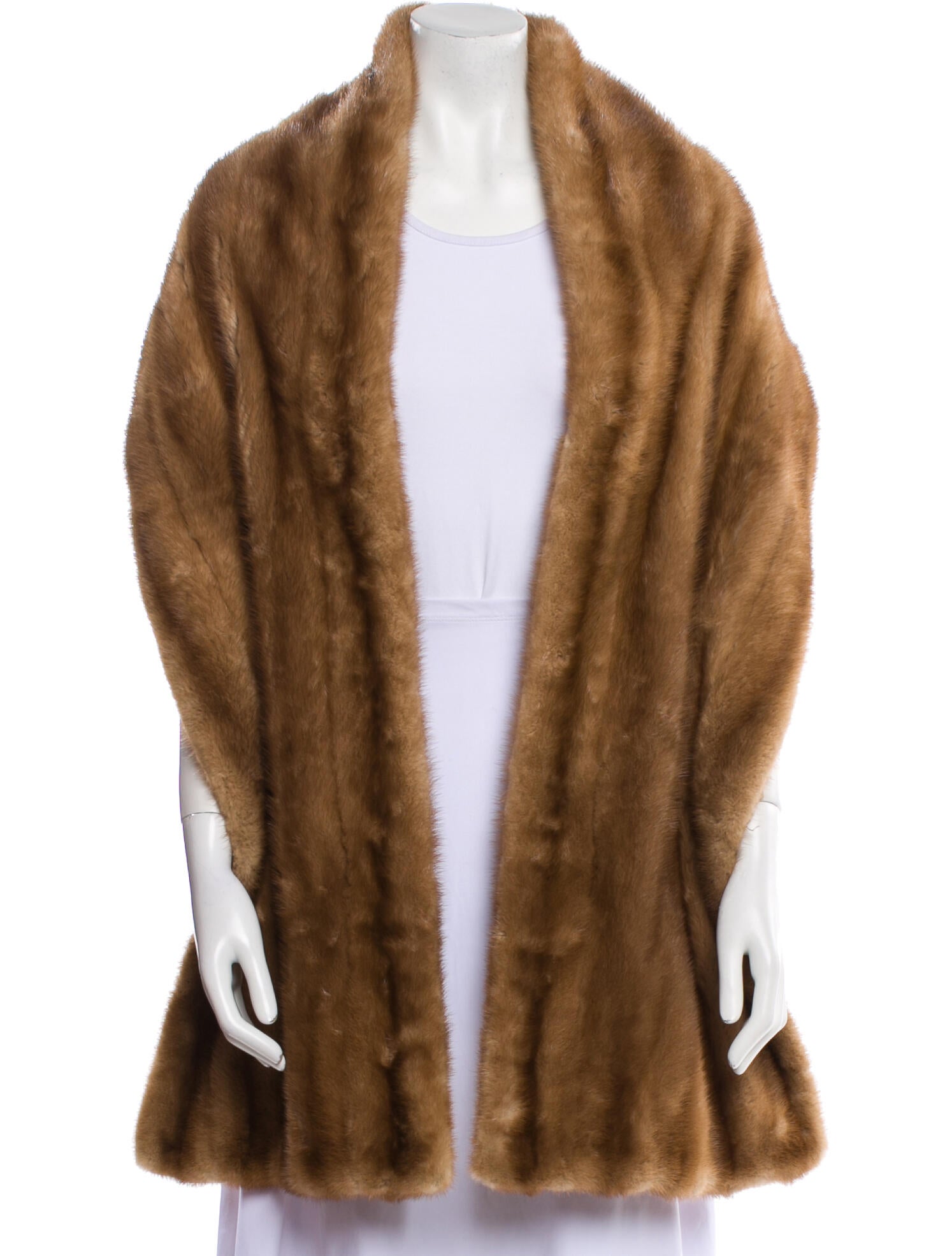 Fur Mink Vintage Shawl